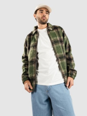 Mens green plaid outlet jacket